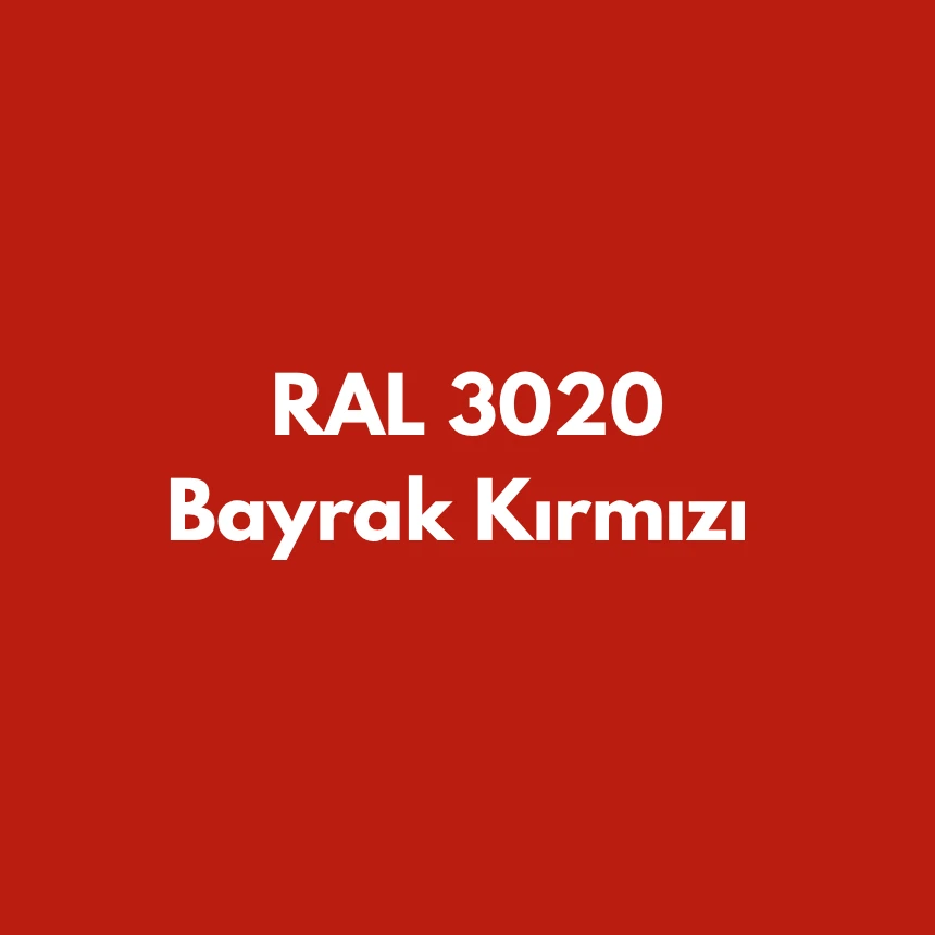 Izower Yol Çizgi Boyası 20KG - Ral 3020 - Bayrak Kırmızı