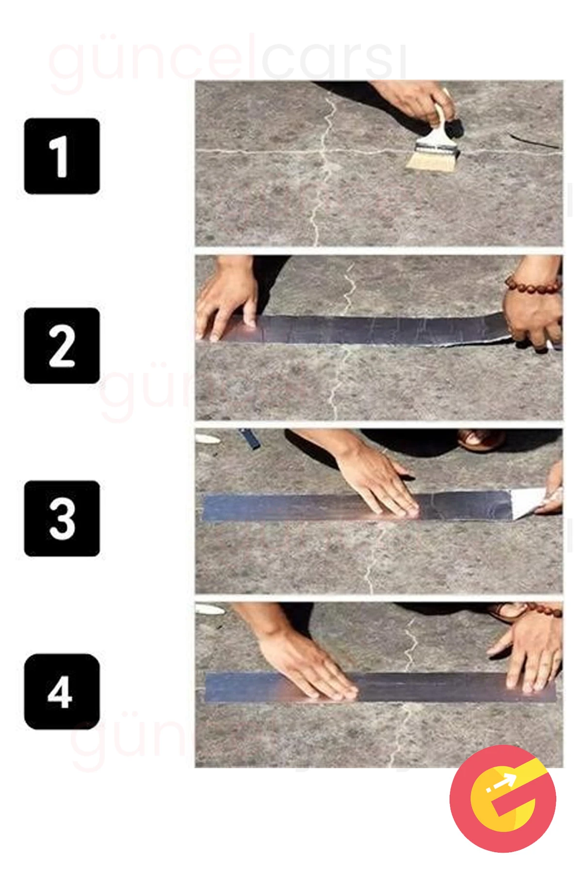 Alüminyum Folyo Kauçuk Bant 5mt Yüksek Sıcaklığa Dayanan Su Geçirmez Çatı Boru Duvar