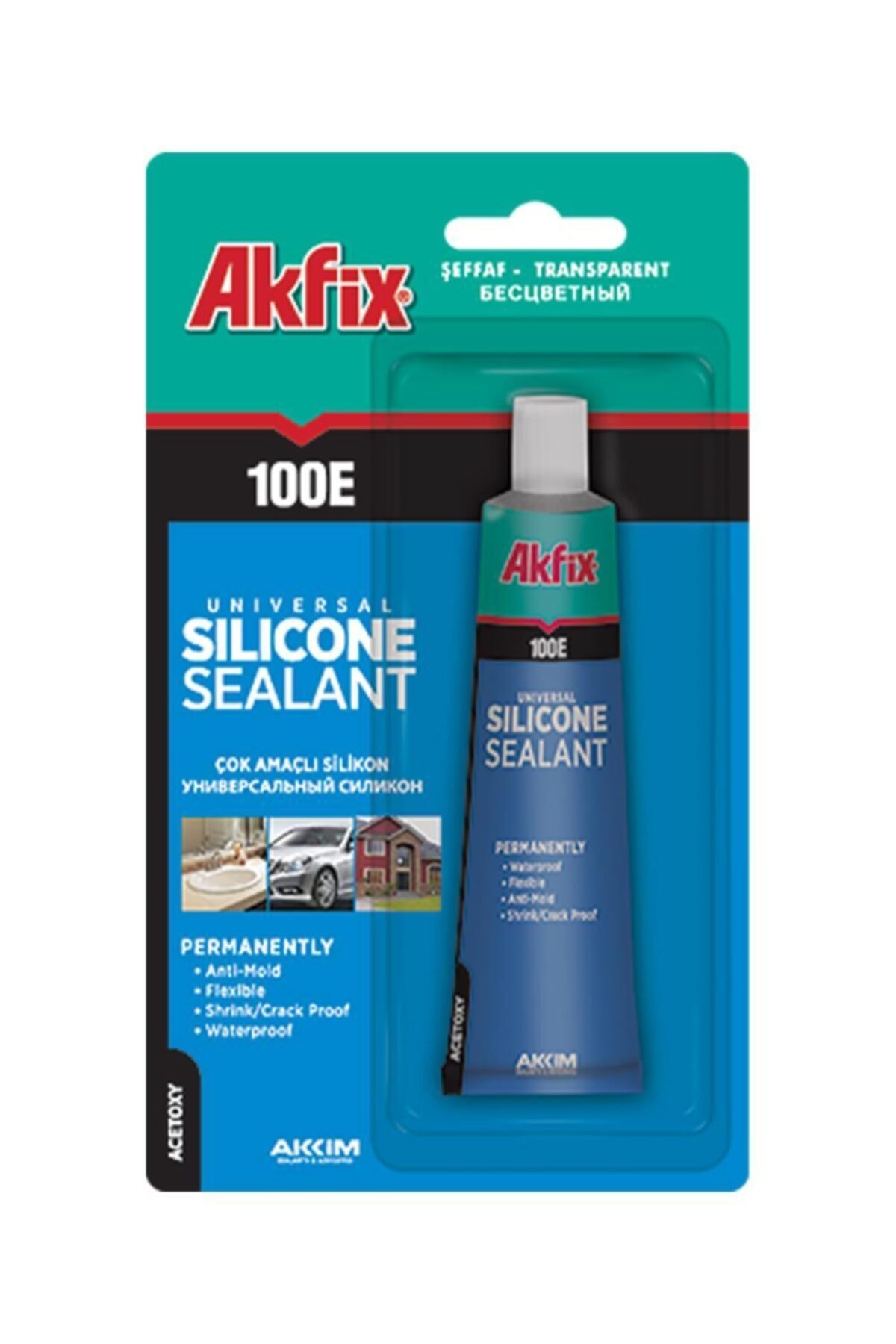 Genel Amaçlı Tüp Silikon Şeffaf 50 ml