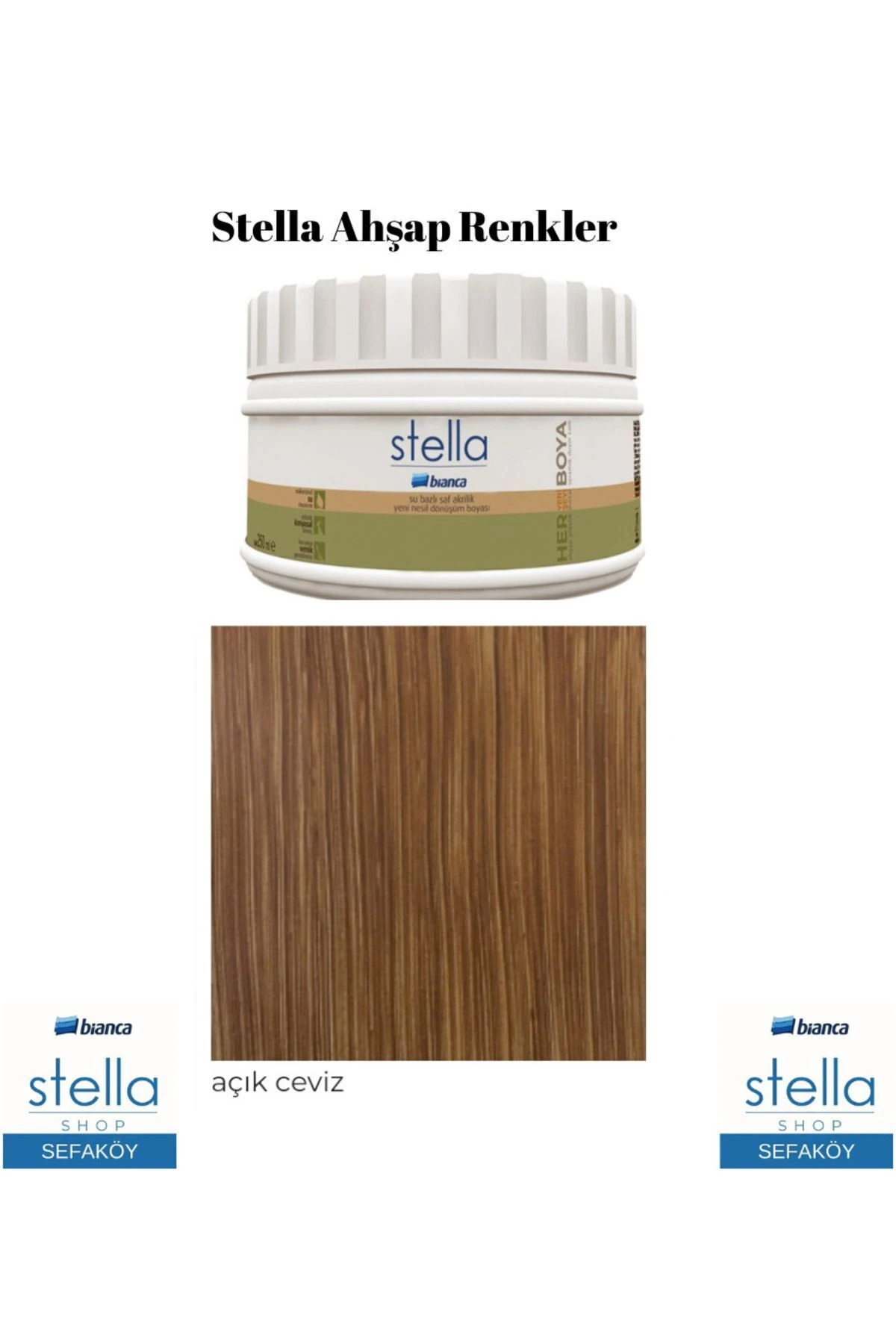 Stella Ahşap Renkler 250 ml