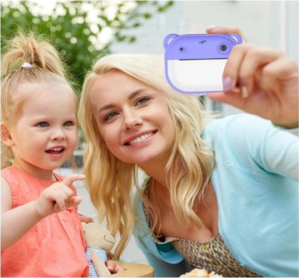 Buğz Dijital Video Kayıt Fotoğraf Çocuk Kamerası Anlık Termal Resim Kağıt Baskılı