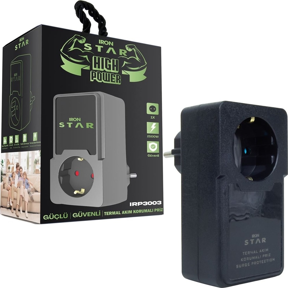 Ironstar IRP3003 Tekli Akım Korumalı Priz