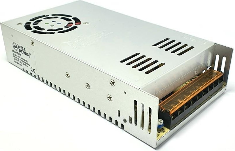 12V 40A Adaptör Metal Kasa Fanlı