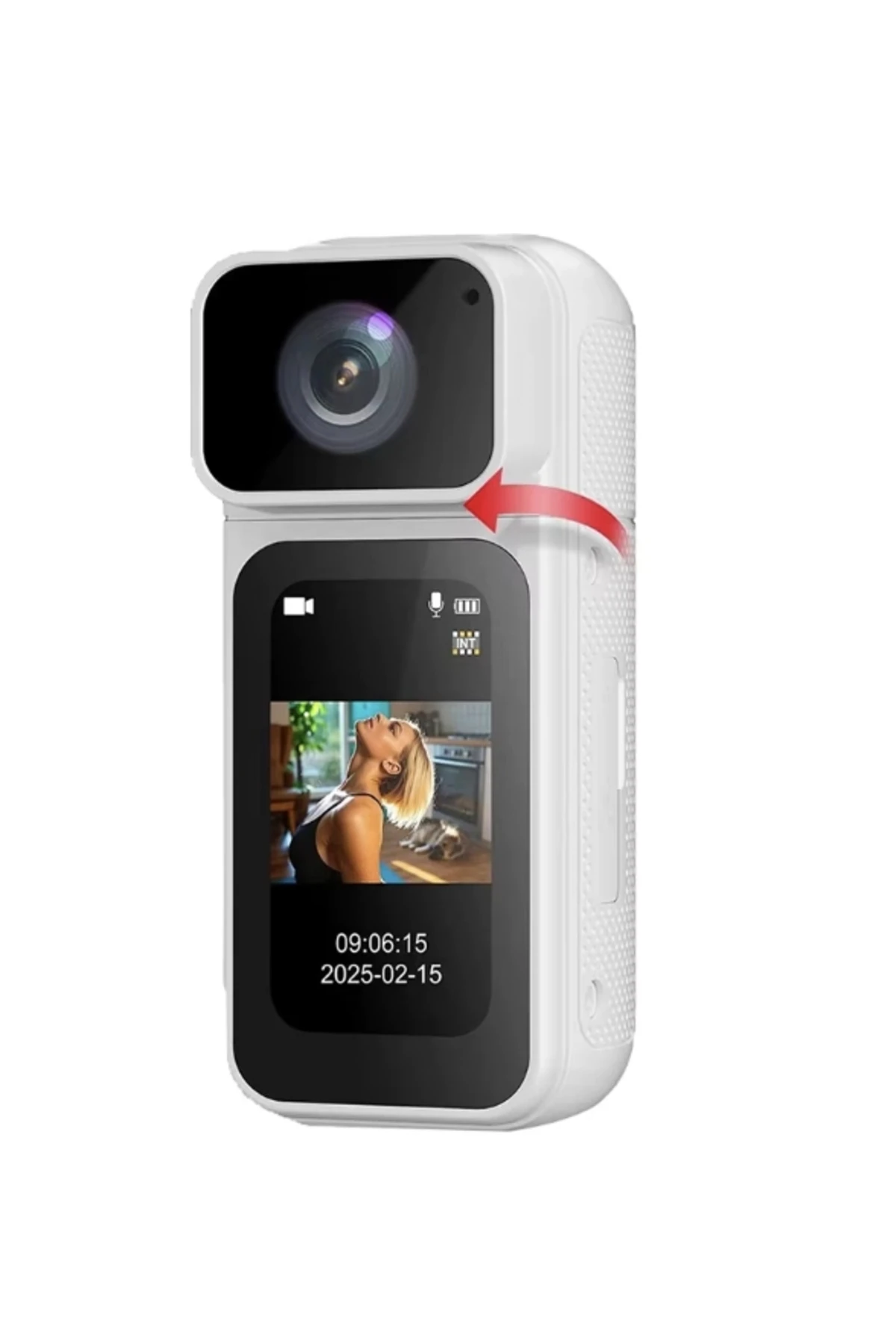 S80 Mini Aksiyon Kamerası – 1080p Full HD, Manyetik Tasarım, 180° Geniş Açılı Spor Kamera