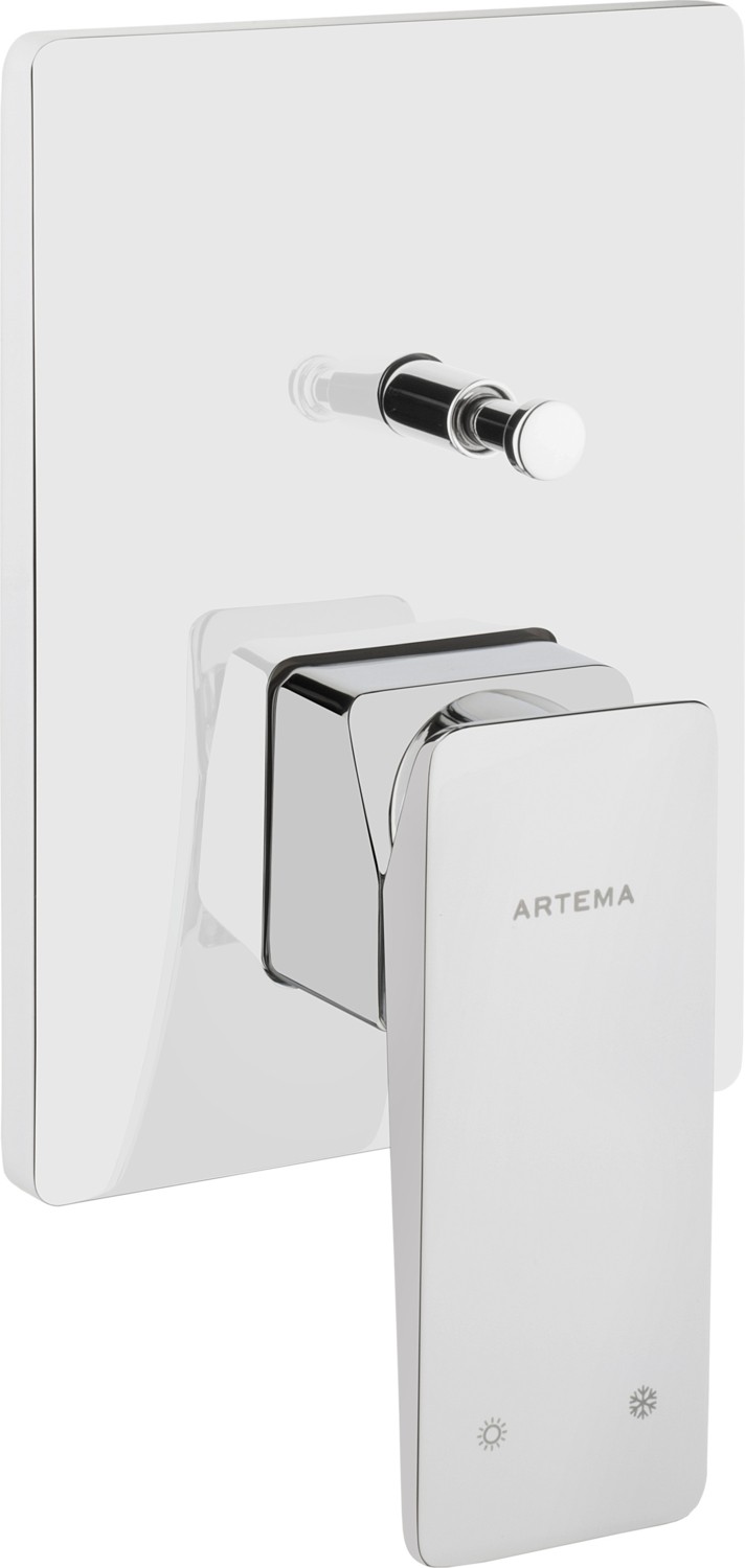 Brava A42395 Ankastre Banyo Bataryası, Sıva Üstü, Krom