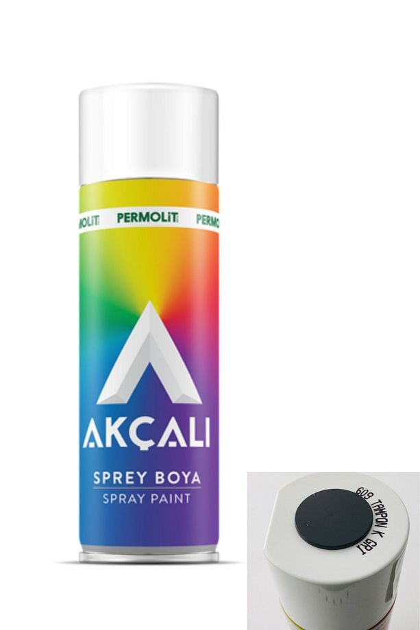 Sprey 400 Ml Koyu Gri (oto Tampon Boyası) (609)