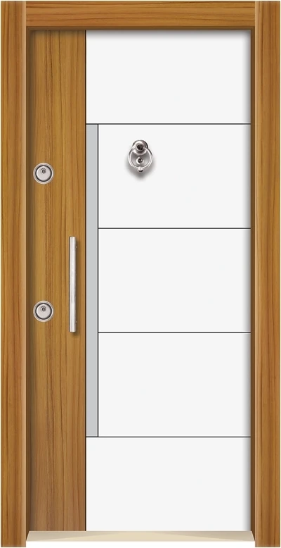 3559 Ahşap Kaplama Çelik Kapı, Kaplama Daire Kapısı