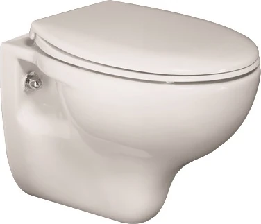 Seramik Lila Asma Klozet + Abs Kapak Arkadan Çıkışlı