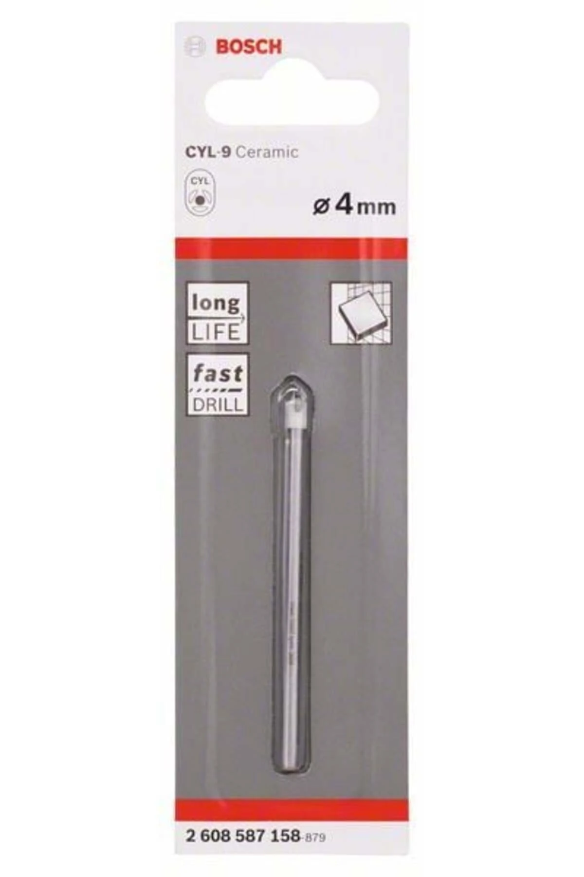 CYL-9 Ceramic Matkap Uç 4x70mm Seramik Fayans