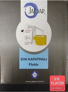 Şok Kapatmalı Flatör 3/8 Straforlu - Rezervuar Klozet