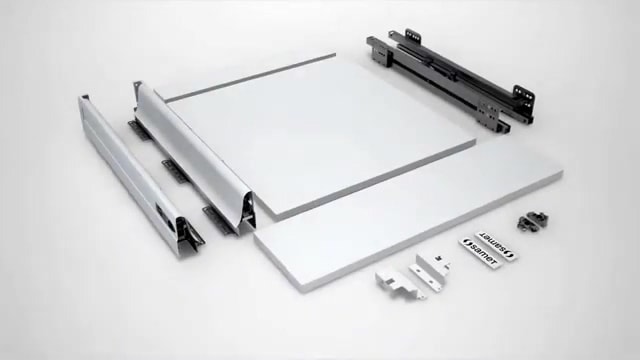 Push Open 40 Cm Tam Açılım Ray