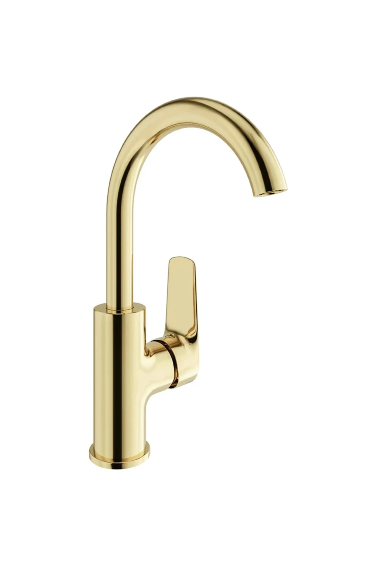 BANYO Tandem Döner Borulu Lavabo Bataryası Altın