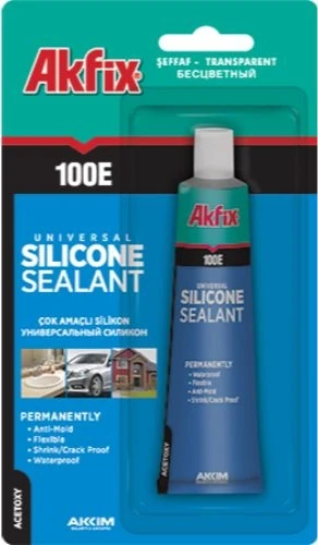 Tüp Silikon 50 ml Beyaz 24'lü