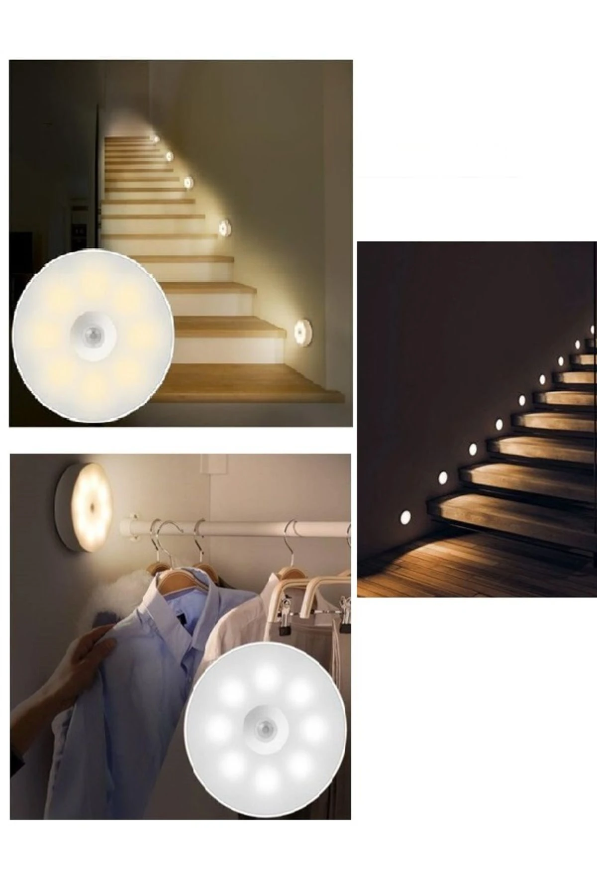 3'lü Eko Paket Şarjlı Kabinet Sensörlü Mıknatıslı Ct-5180