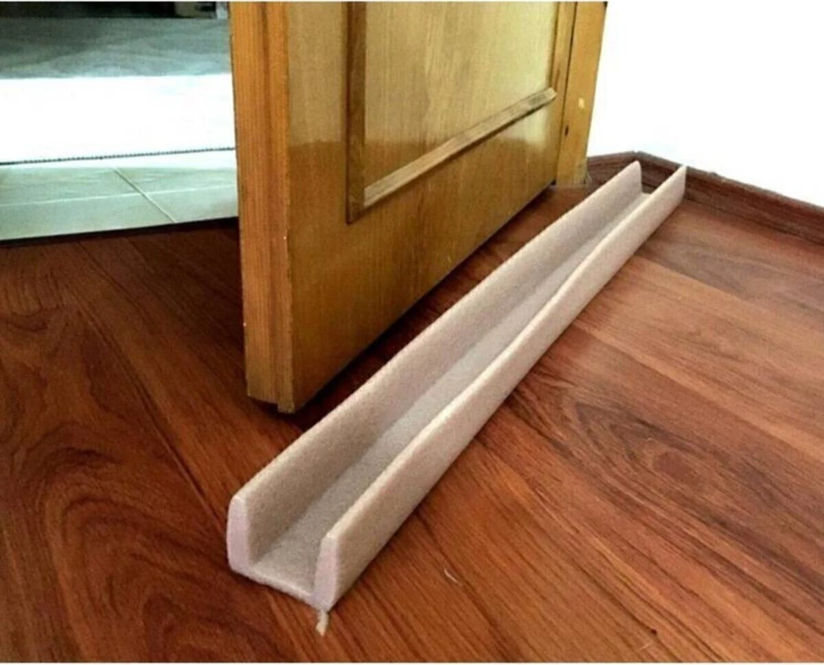 Iki Adet Kapı Altı Geçmeli Isı Yalıtım Süngeri Kahverengi, Izolasyon Köpüğü