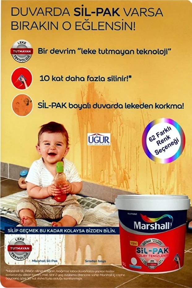Sil-pak Silikonlu Iç Cephe Boyası - Deniz Kabuğu