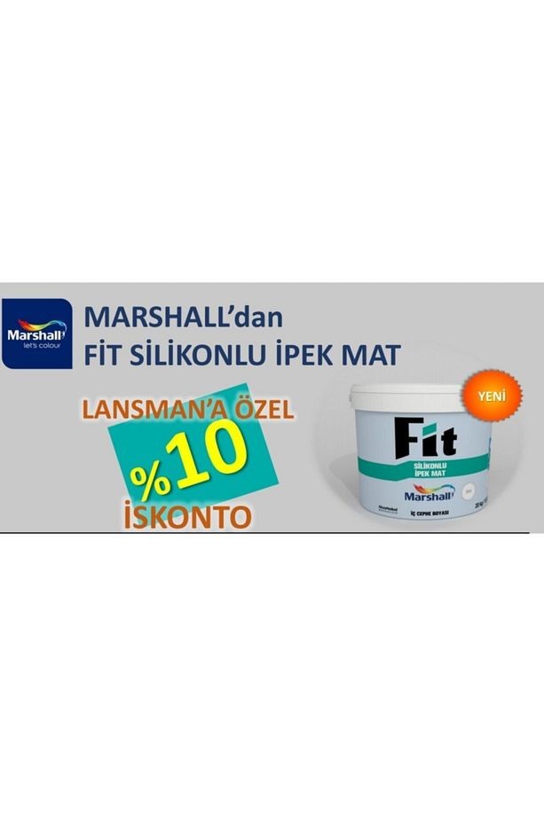 Fit Silikonlu Ipek Mat Silinebilir Iç Cephe Boyası 20 Kg Serap