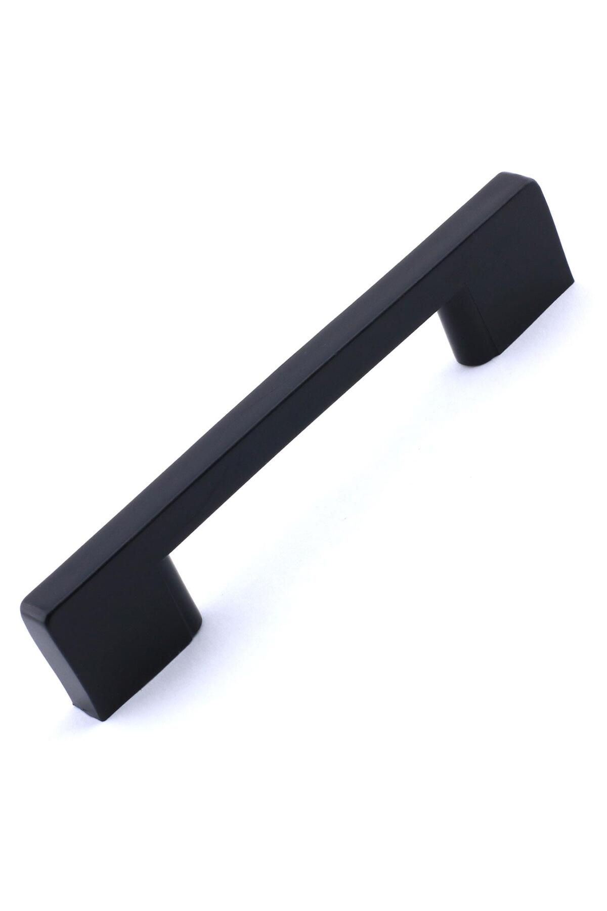 BADEM10 (SERT PLASTİK) 20 Adet Köprü 96 Mm Siyah Mobilya Mutfak Çekmece Dolabı Dolap Kulbu Kulpu Kulpları