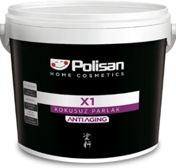 POLİSAN X1 Su Bazlı Kokusuz Parlak Ahşap ve Metal Boyası 0,70L Ral 7016 Antrasit Gri