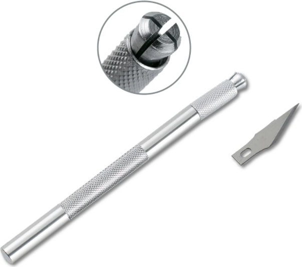 Metal Neşter Bıçak Ahşap Oyma Onarım El Aleti Hobi Maket Bıçağı
