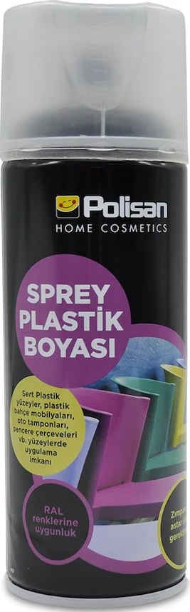 Sprey Plastik Yüzey Aksam Boyası Mat Beyaz 400 ml