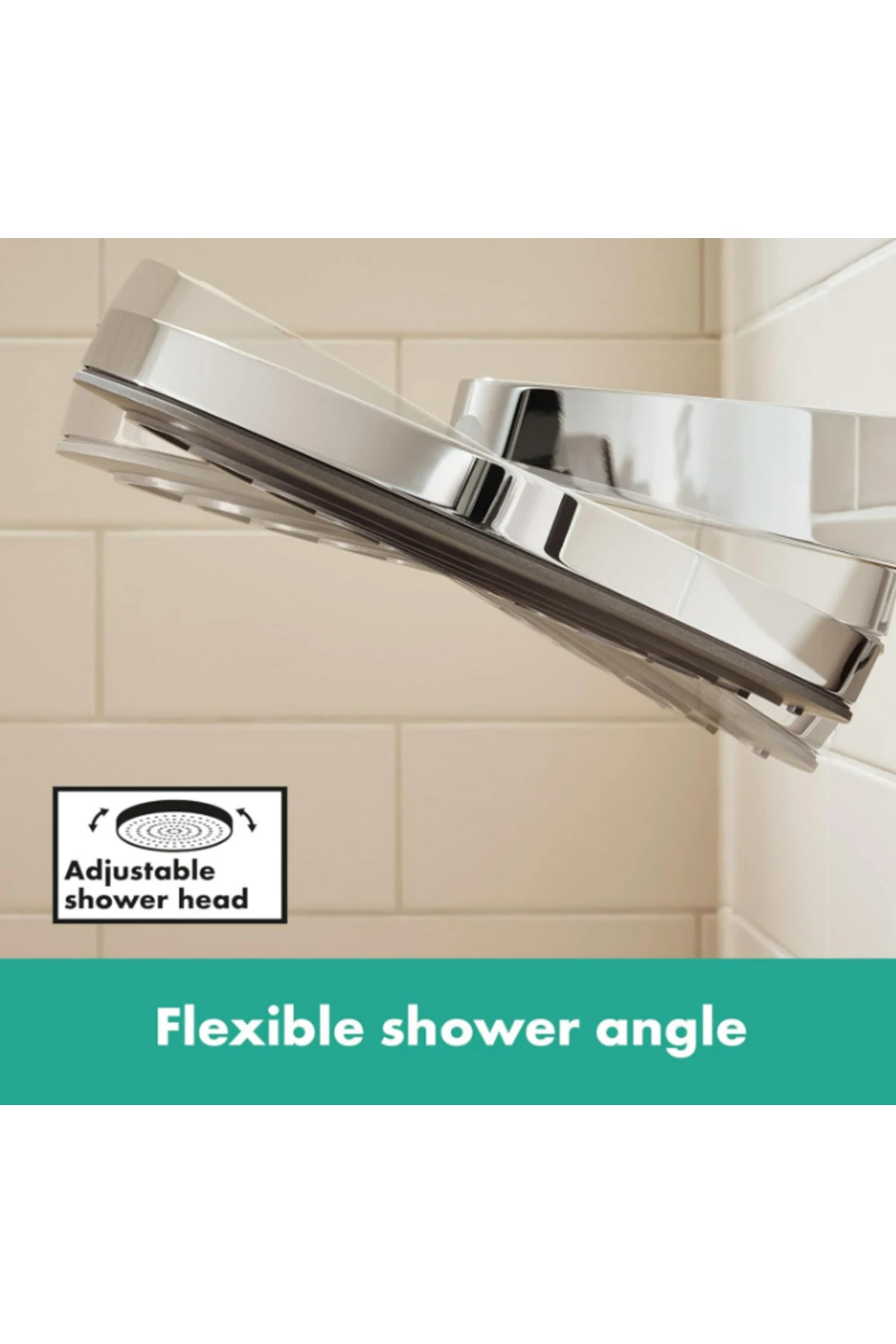 Pulsify S Tepe Duşu 260 2jet Duvar Bağlantısı İle Satin Beyaz 24150700 Beyaz