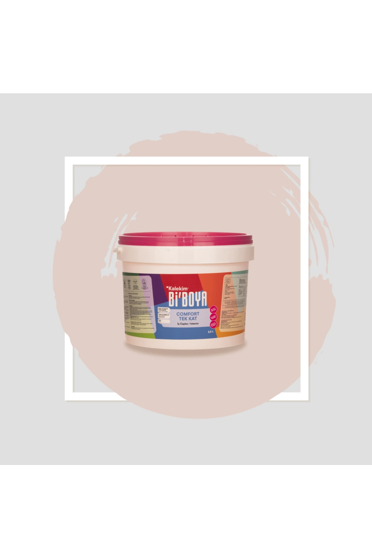 Tek Katta Örten Boya 2.5 Lt Pudra