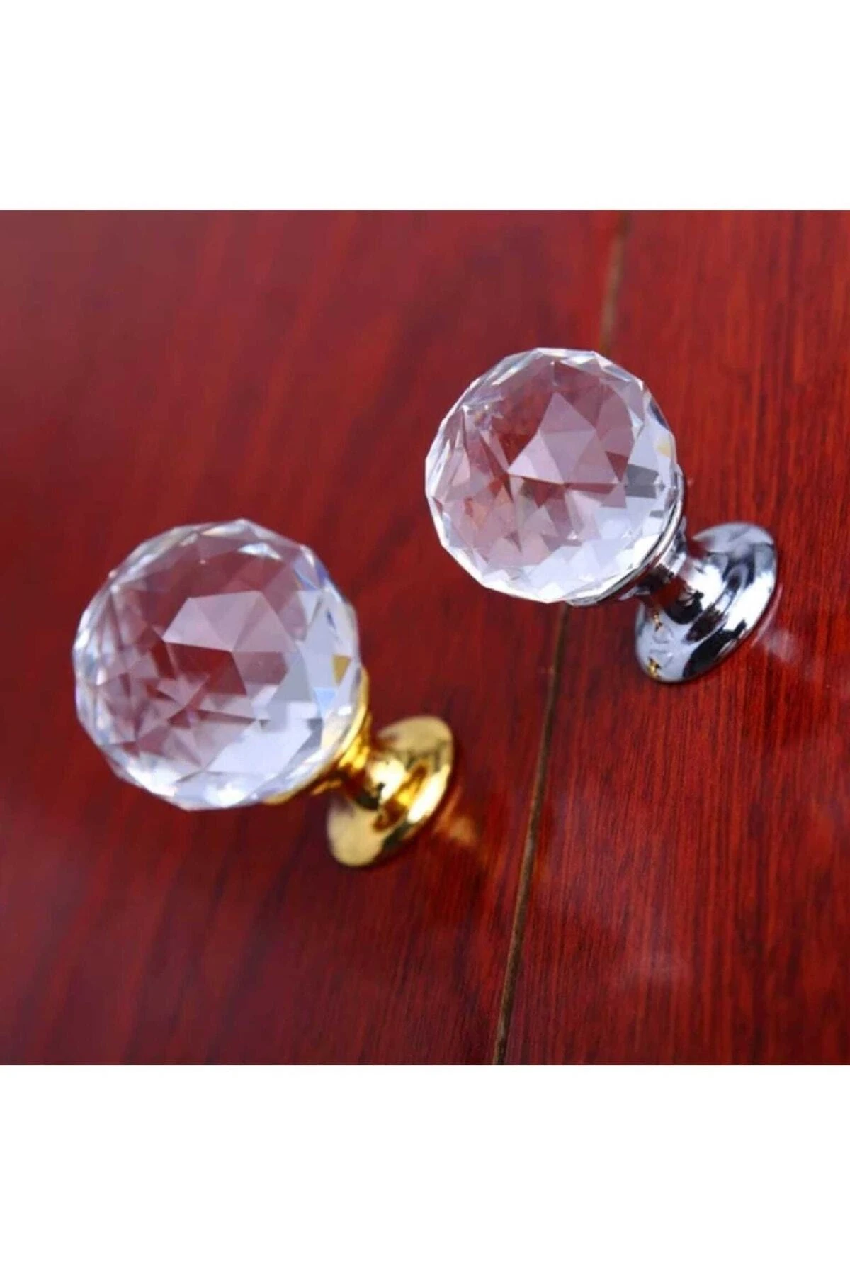 3 ADET METAX KRİSTAL DÜĞME KULP