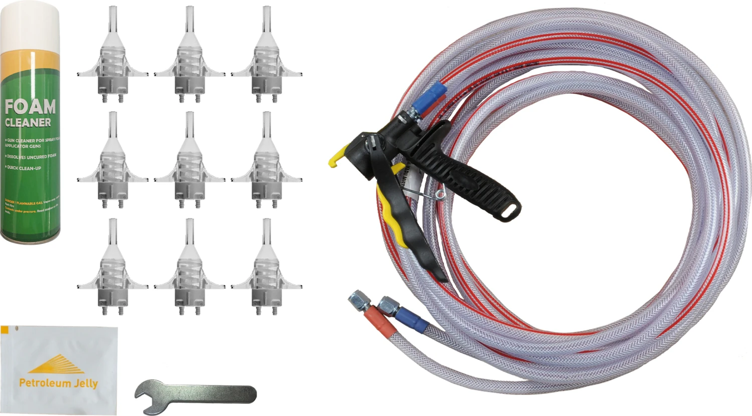 Izotüp Tabanca Hortum Seti ve 10 Başlık