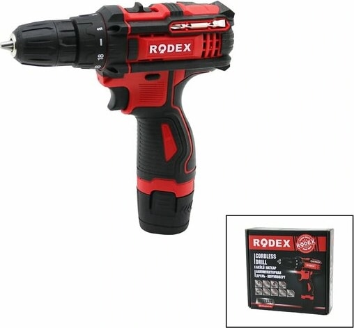 2 Kademe Hız - Vitesli Şarjlı Matkap 0-350 / 0-1350 Rpm 12V / 1.3A Lı-Ion RDX-3320 (5047)