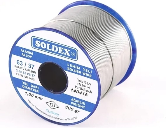Buğz 63-37 Lehim Teli 200 gr 1 Mm, Sn:63 - Pb:37