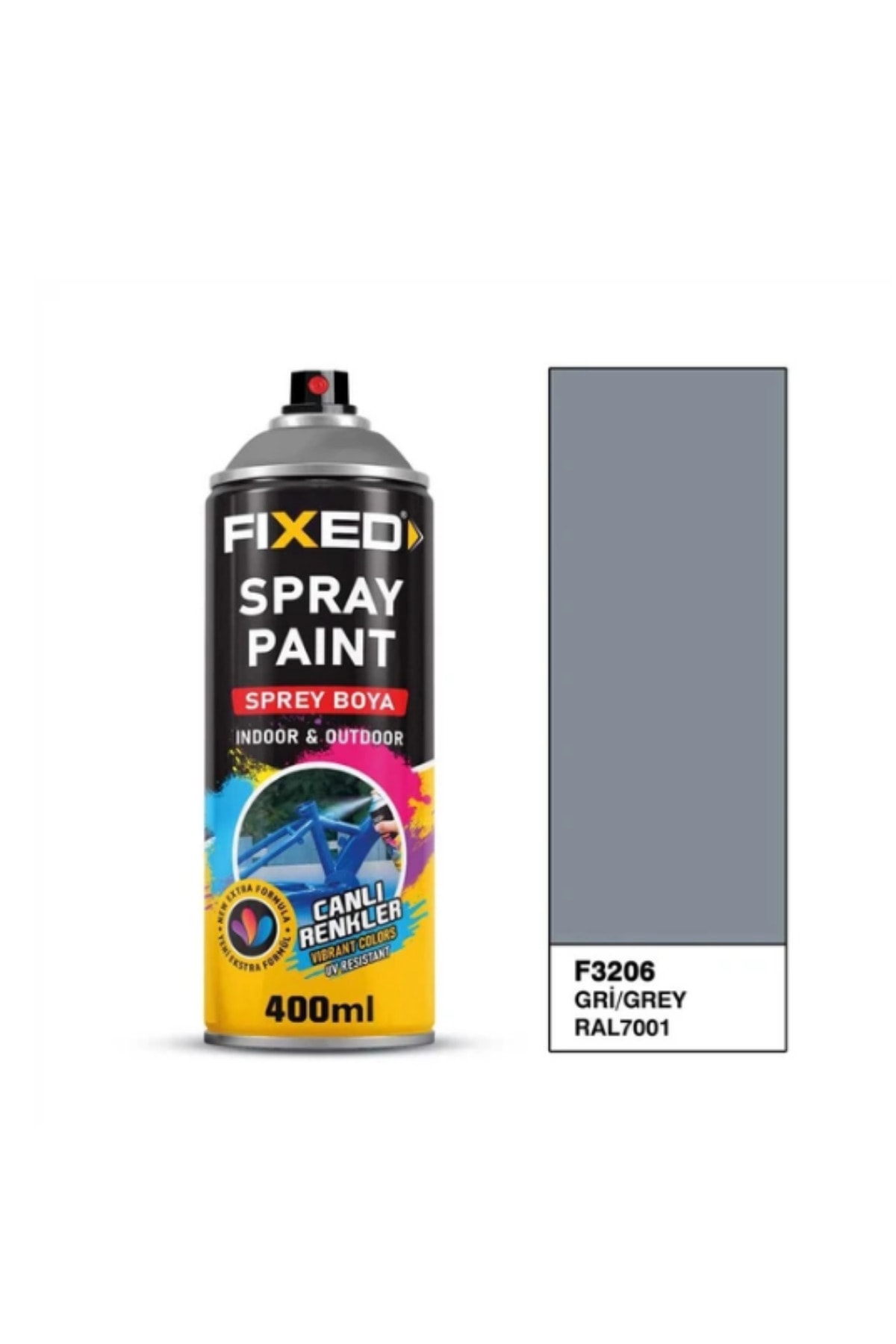 SGS SPREY BOYA AKRİLİK GRİ (RAL 7001) 400 ML