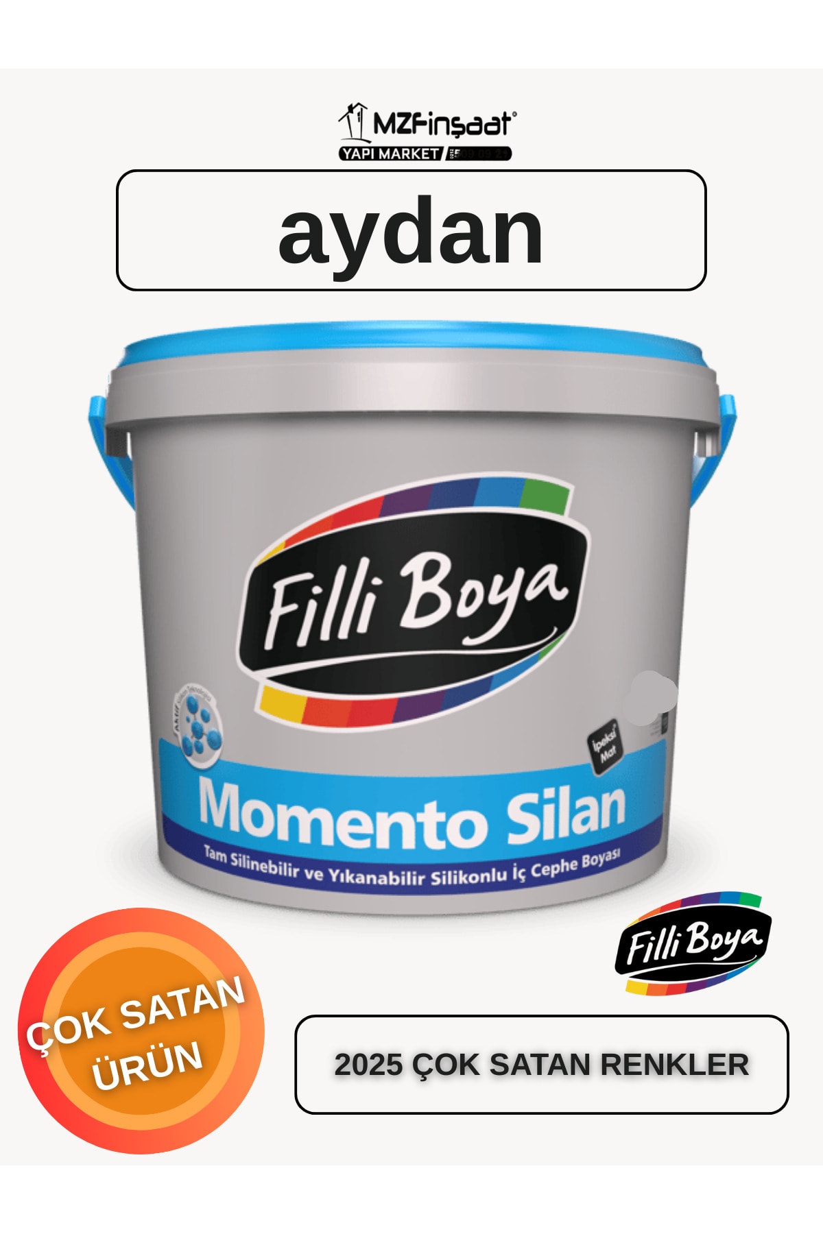 15L SİLAN- RENKLER - KOKUSUZ- SİLİNEBİLİR&YIKANABİLİR-KAPATICILIĞI YÜKSEK- BOYA