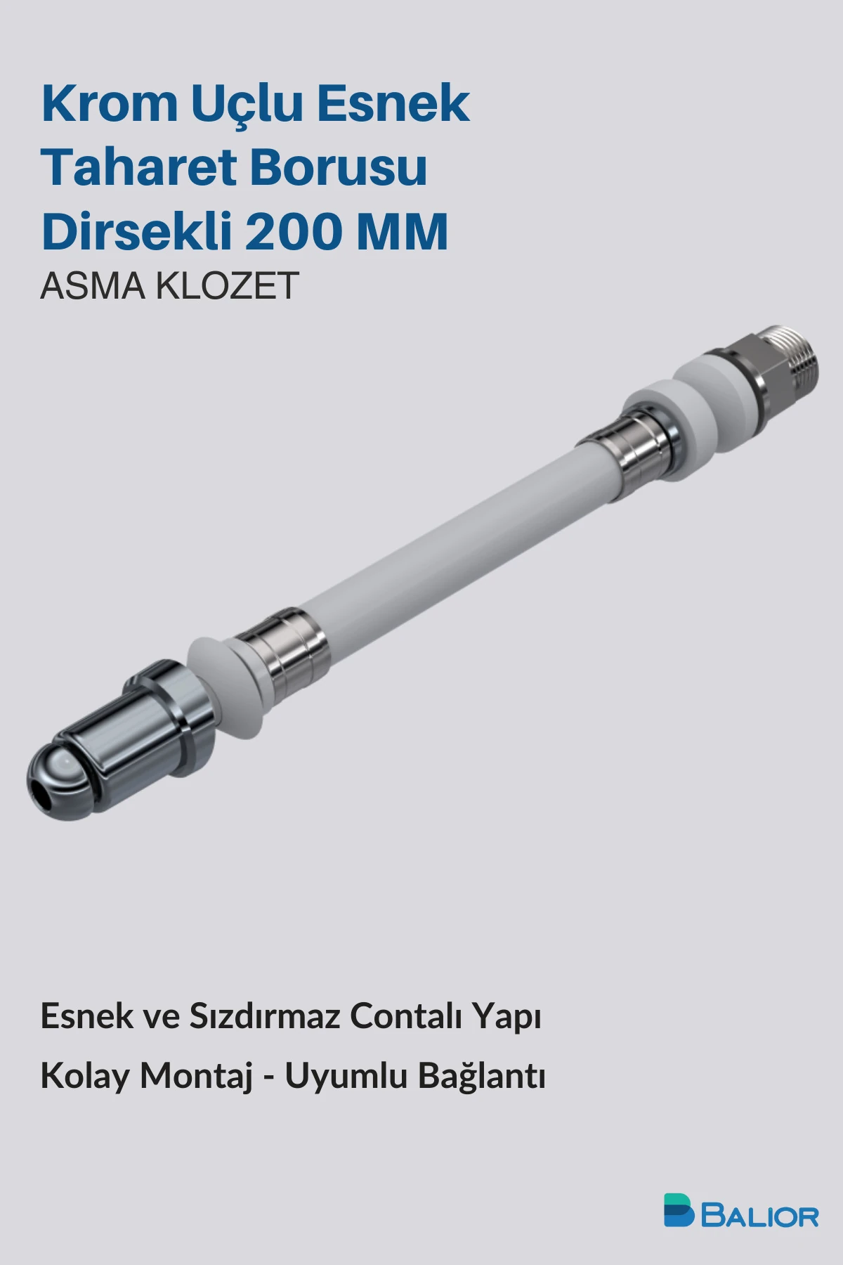 Asma Klozet Taharet Borusu 200 MM