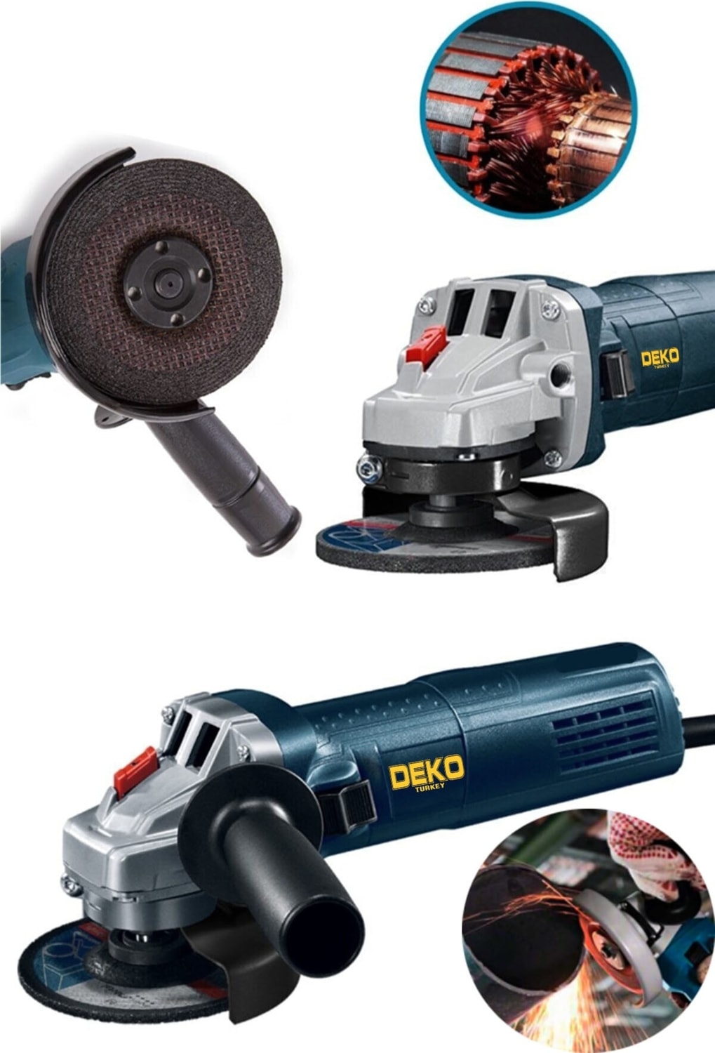 Bakır Sargı Motor Metal Dişli Sistem Avuç İçi Taşlama Spiral Jet Taşı Makinesi 2500 Watt + 5 Jet Taş