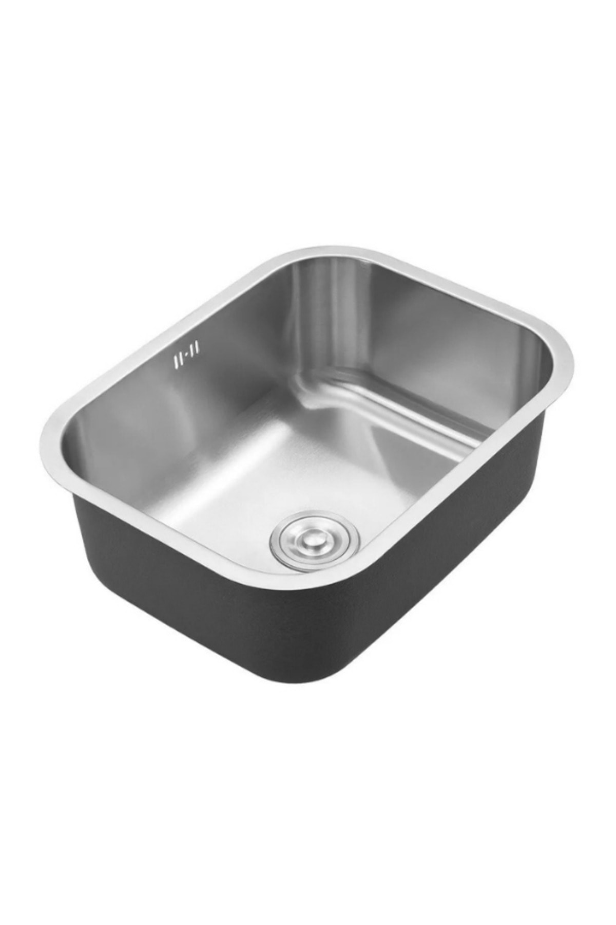 Elite Paslanmaz Çelik Mutfak Evyesi -48x38 Cm Mutfak Eviyesi Sifon Seti Dahil