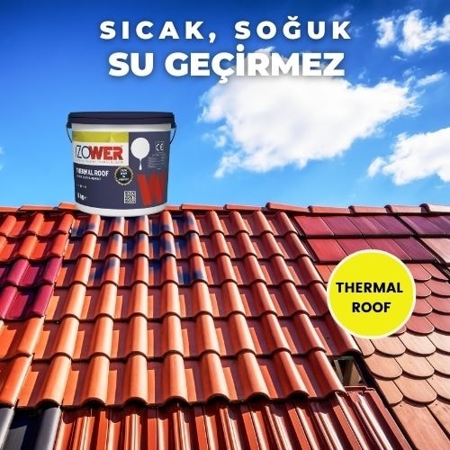 OZKUVVET Thermal Roof Isı ve Su Yalıtımı Gri 18 Lt