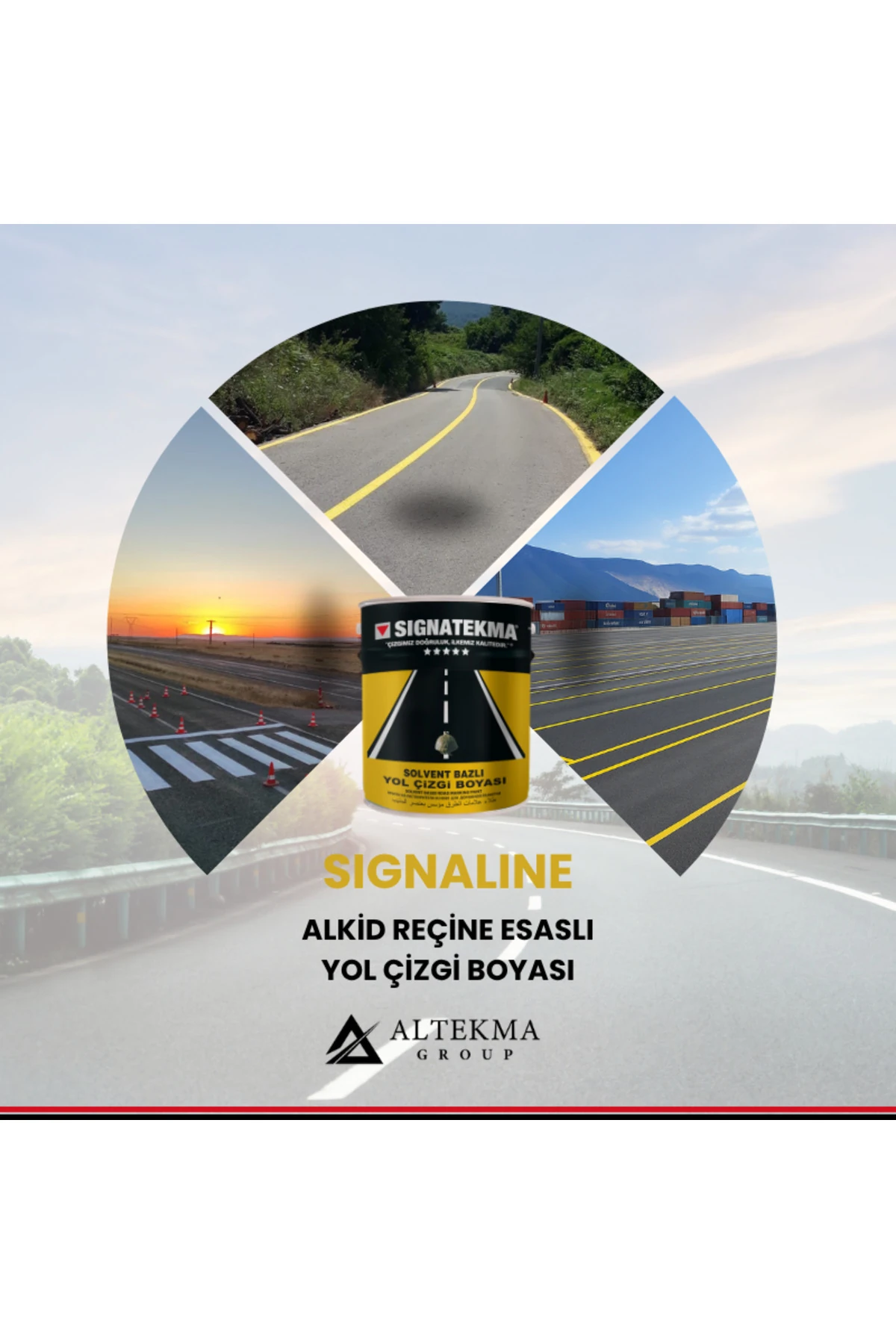 Yol Çizgi Boyası Ve Otopark Boyası 25 Kg