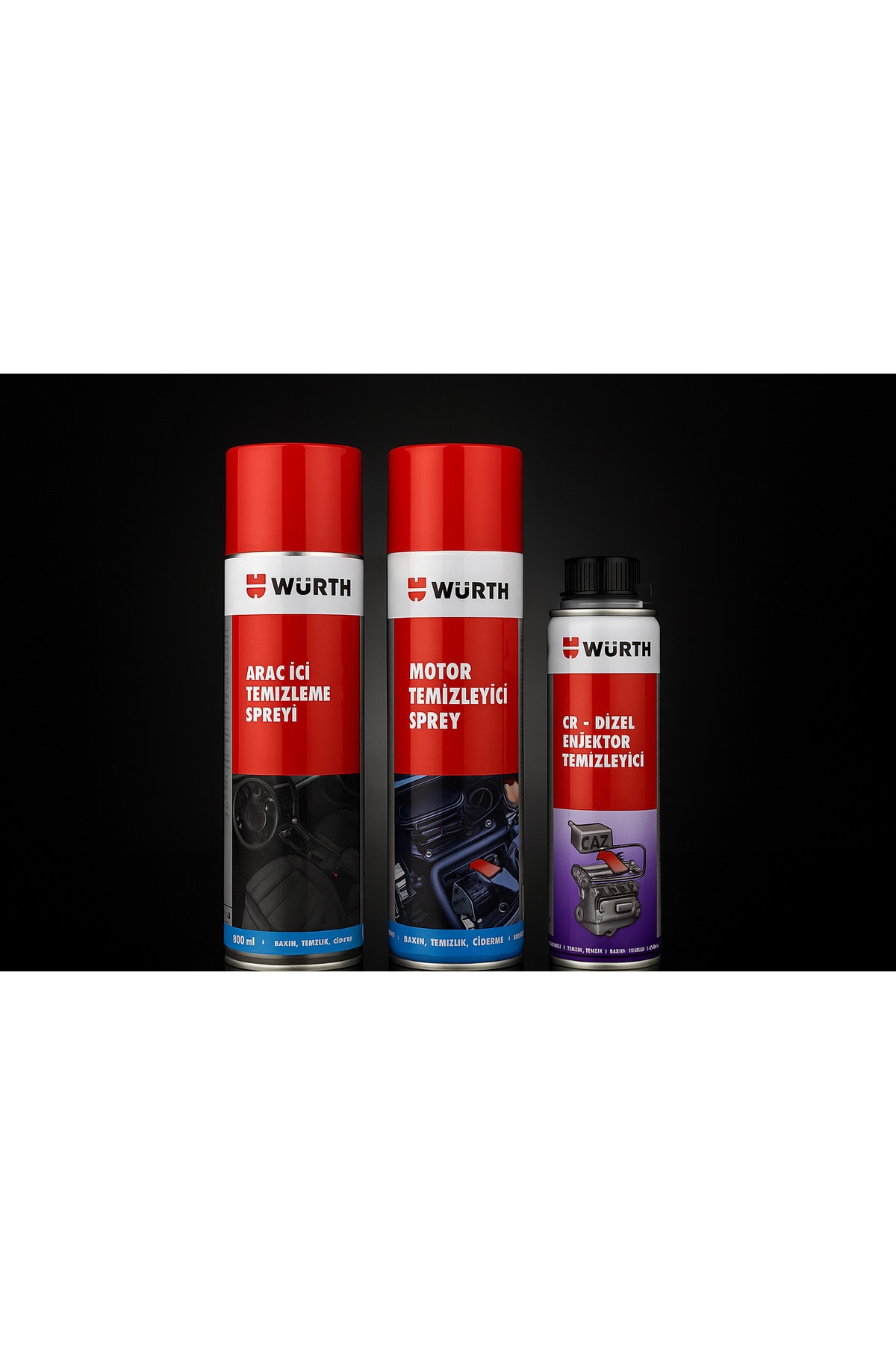 3Lü bakım Seti Araç içi temizleme-Hızlı Motor Temizleme -Dizel Yakıt Katkısı