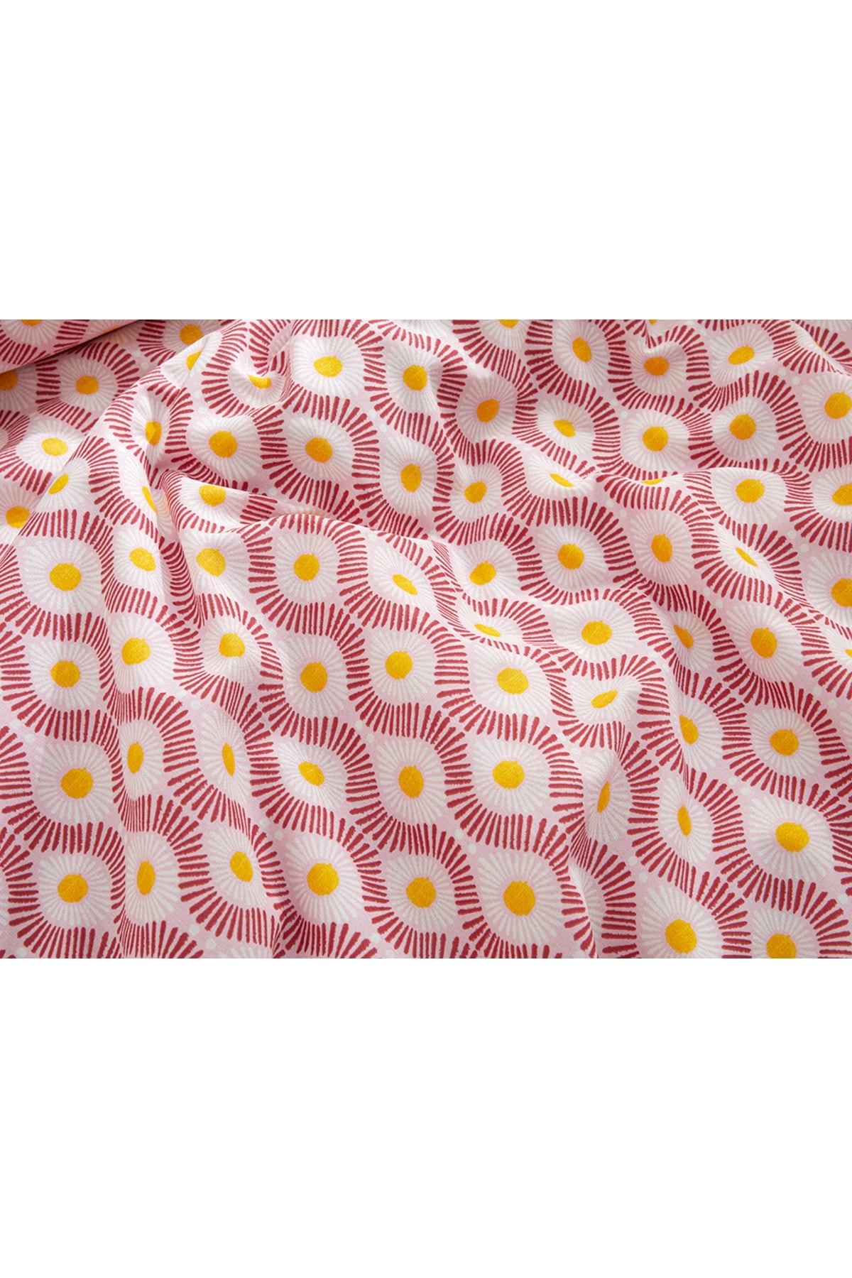 Sunny Side Kolay Ütülenir Tek Kişilik Nevresim 160x220 Cm Pembe