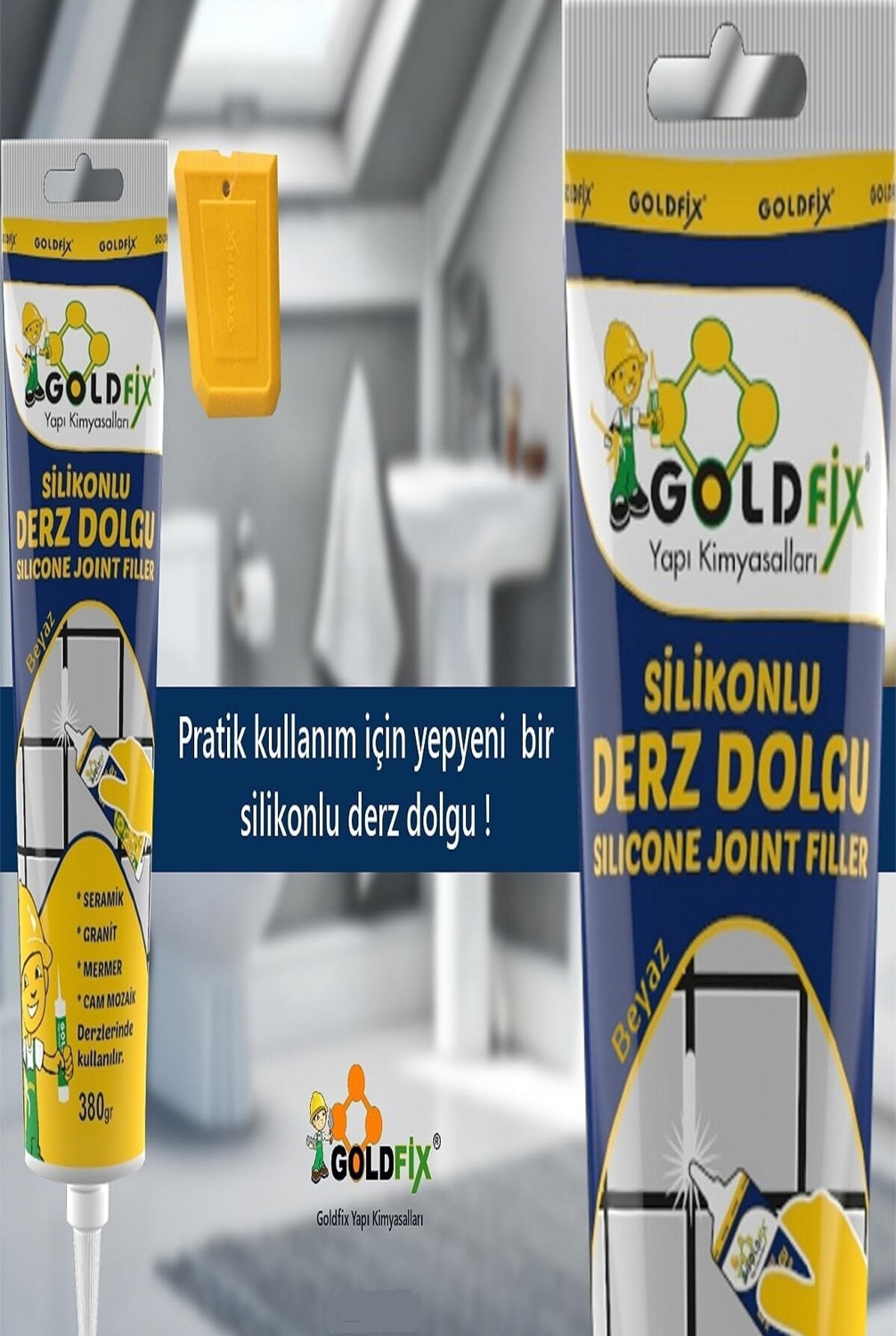 Silikonlu Derz Dolgu 380 gr