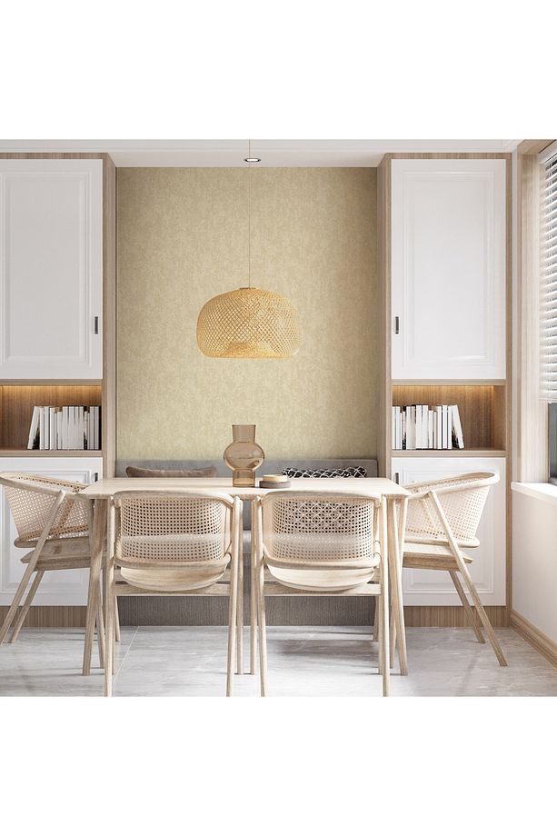 OCTAGON 1203 Düz Renk Dokulu Desenli Duvar Kağıdı 10,6m2
