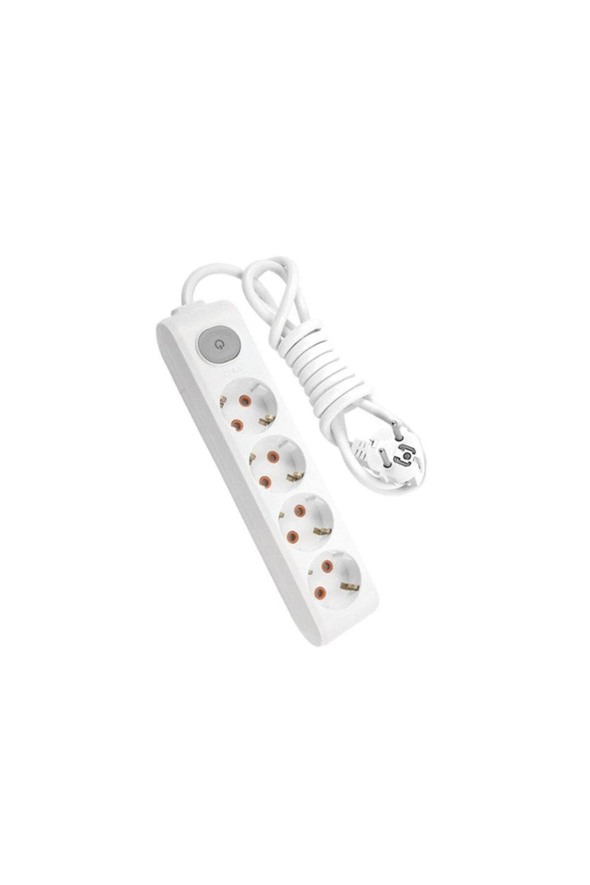 Viko Multi-let Dörtlü Anahtarlı Priz Topraklı Kablolu Çocuk Korumalı 3 Metre 4 Lü Uzatma Kablosu