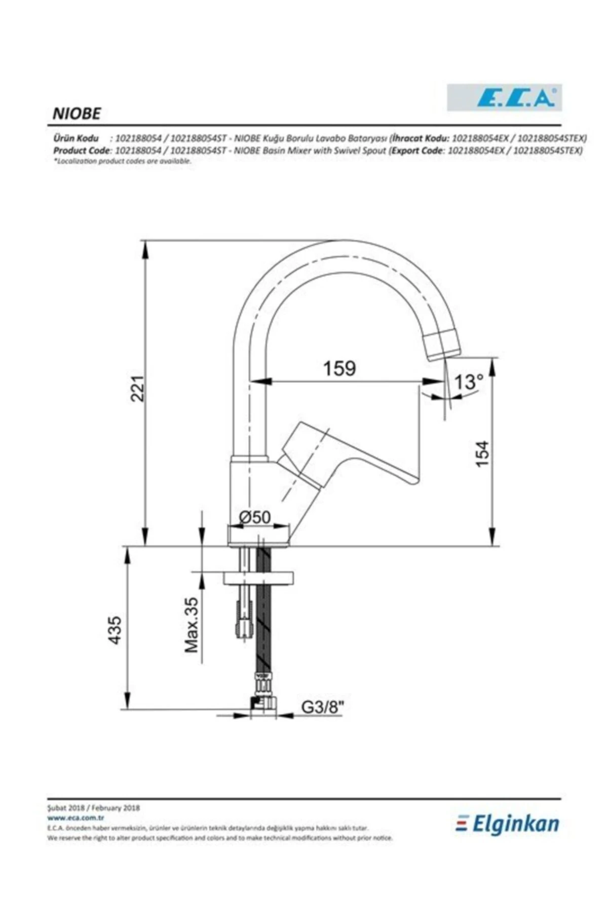 Niobe Batarya Seti (banyo - Evye/eviye - Lavabo Bataryaları)