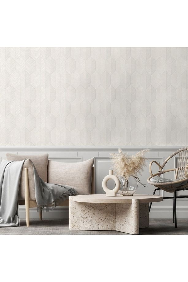 Modern Geometrik Desen Duvar Kağıdı - Vera 1501-1