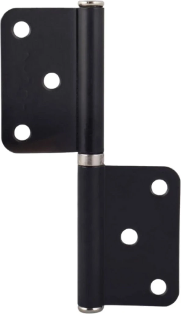 12 cm Siyah Çelik Yönsüz Cırtlı Kapı Menteşesi