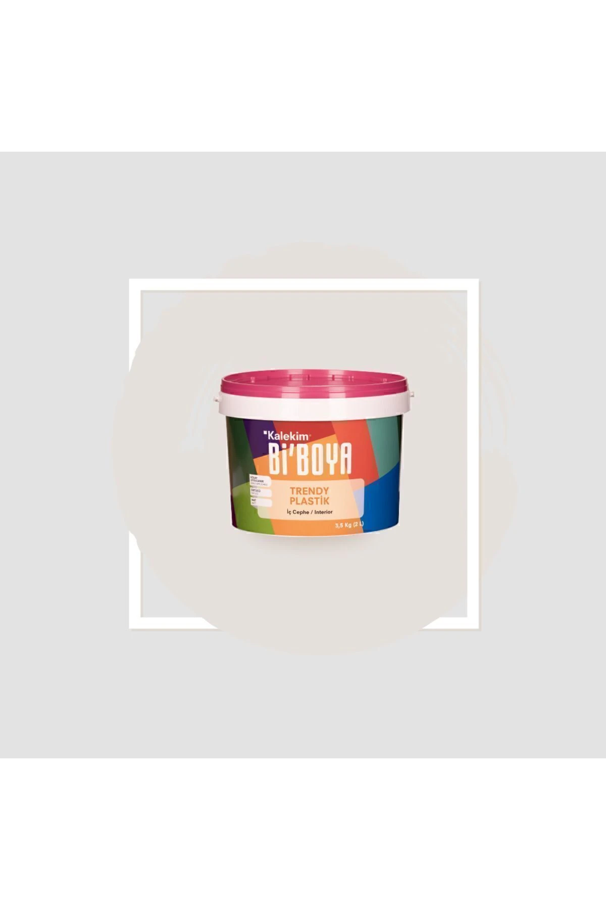 Ekonomik Mat Iç Cephe Boyası 3,5 Kg Dağ Grisi