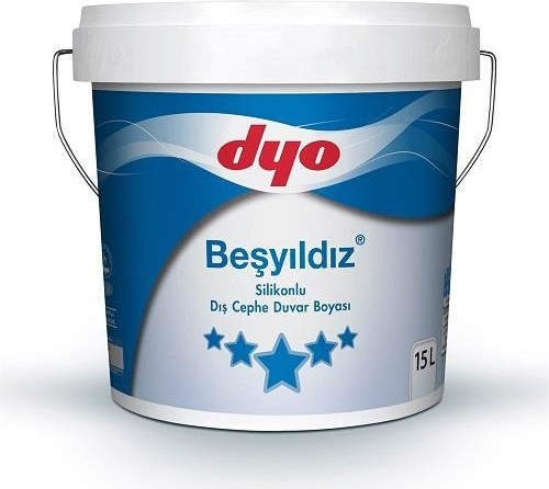 Beşyıldız Silikonlu Dış Cephe Boyası 15 L Çakıstes