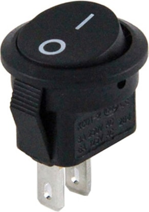 Mini Yuvarlak Işıksız On Off Anahtar Aç Kapa Anahtarı 2 Pin IC-134E