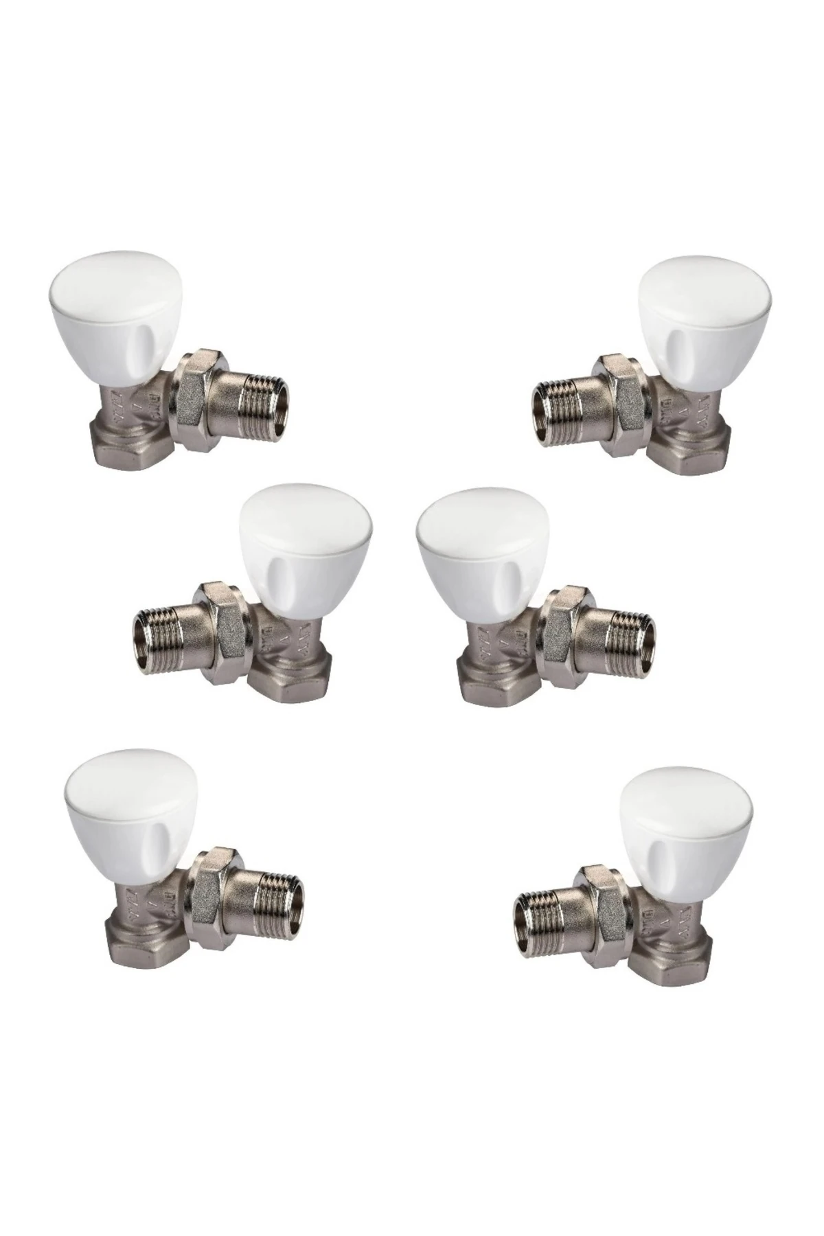 E.C.A Köşe Radyatör Valfi 6 Adet 1/2 Rv3 602120641